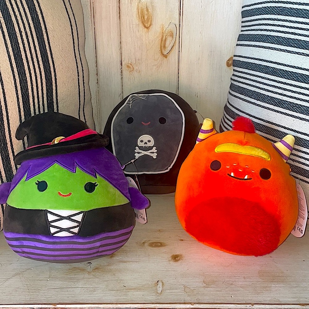 Halloween Squishmallows Rosalyn Witch Alva Tombstone Ernest Monster Bundle of 3